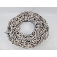 WREATH GRAPEWOOD WHITE WASH 75CM