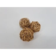 LATA BALL (BRANCH BALL) 6CM GOLD 25PCS
