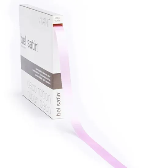 LINT BEL SATIN 100MX15MM LILA
