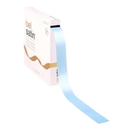 RUBAN BEL SATIN 100MX25MM ICE BLUE