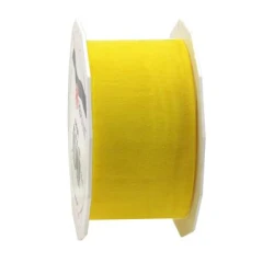 RUBAN SHEER 40MM 25M JAUNE