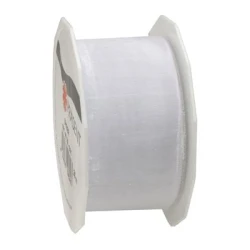 RUBAN SHEER 40MM 25M BLANC
