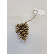 OOSTENRIJKER HANGER (PINUS NIGRA) GOUD MET GOUDGLITTER
