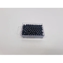PARELS 8MM ZWART