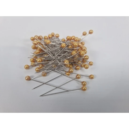 PEARL PINS D6XL55 100PCS YELLOW