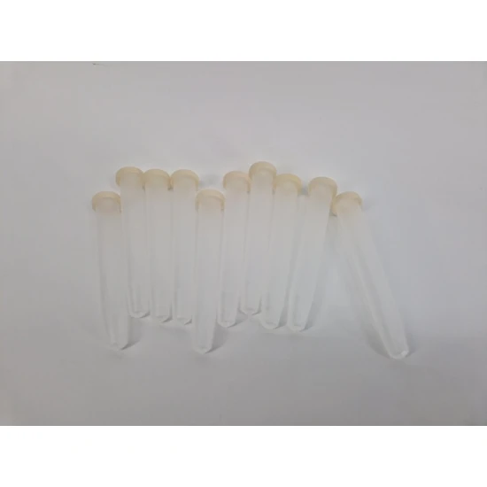 PLASTIC BUISJE (BLOEMFLESJE/PIPET) 16CC 11X1,7CM