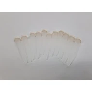 PLASTIC BUISJE (BLOEMFLESJE/PIPET) 7,5CC 8X1,5CM 100ST