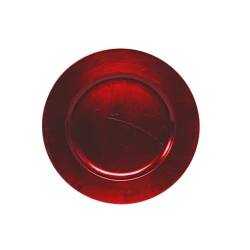 PLASTIC SCHAAL ROND D28CM ROOD