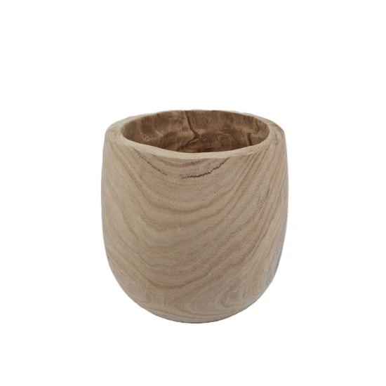 POT PAULOWNIA NATUREL D33.5 H30CM