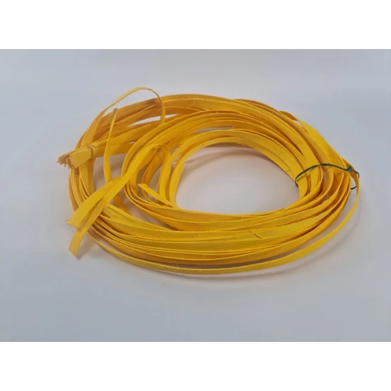 WICKER RIBBON 18MM YELLOW +/-250GR