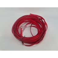 WICKER RIBBON 18MM RED +/-250GR