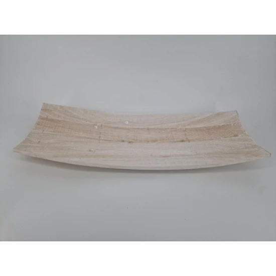 COUPE EN BOIS WHITE WASH 63X25X9CM