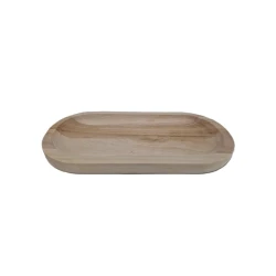 SCHAAL LANG AFGEROND PAULOWNIA NATUREL 30X15X2.5CM