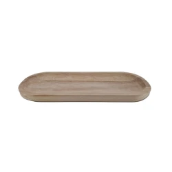 SCHAAL LANG AFGEROND PAULOWNIA NATUREL 40X15X2.5CM   