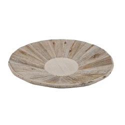 BOWL ROUND 40CM WHITE WASH