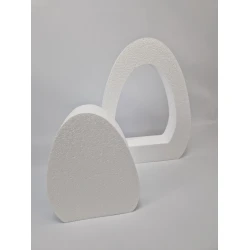 STYROPOR  OEUF ETANT OUVERT + FERME 40CM