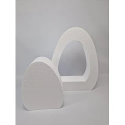 STYROPOR  OEUF ETANT OUVERT + FERME 50CM