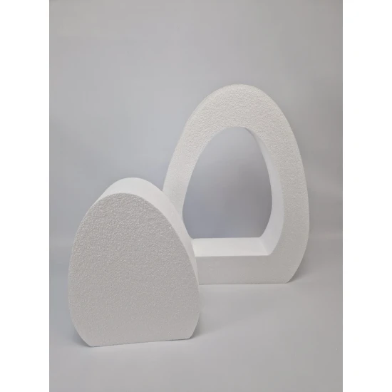 STYROPOR  OEUF ETANT OUVERT + FERME 50CM