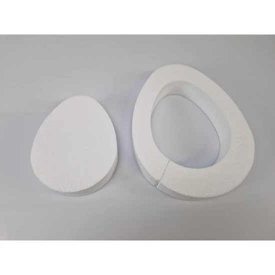 STYROPOR OEUF PLANE 5X30CM OUVERT + 5X21CM FERME 10PCS