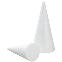 STYROPOR KEGEL 260 X 120MM 30ST