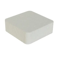 STYROPOR TARTE CARRE 30X30X7CM 10PCS