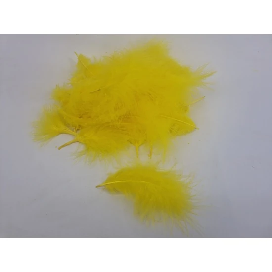 FEATHERS MARABOU BIG YELLOW +/-45GR