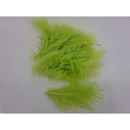 PLUMES MARABOU GRAND LIME GREEN +/-10GR