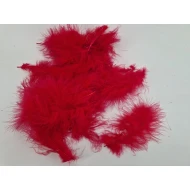 PLUMES MARABOU GRAND ROUGE +/-10GR