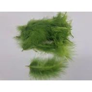 PLUMES MARABOU GRAND ZACHTGROEN +/-10GR