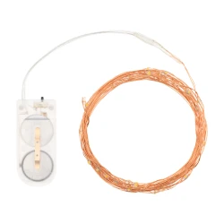 GUIRLANDE À PILES INDOOR FIL 40L/4M CLASSIC WHITE (2 BATTERIES INCLUS)