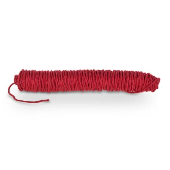 CORDELETTE DE LAINE +/-55M ROUGE
