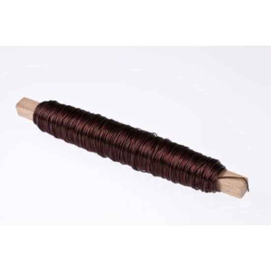 WIKKELDRAAD BRUIN METAAL OP STOK 0.50MM 50M 100GR HOBBY