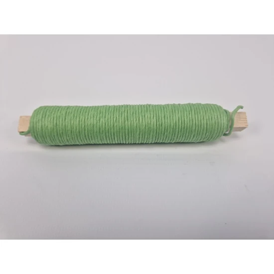 FIL PAPIER (PAPER WIRE) VERT POMME (LIME GREEN) SUR BATONNET 0.80MM 22M 100GR HOBBY