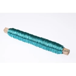 WIKKELDRAAD TURQUOISE OP STOK 0.50MM 50M 100GR HOBBY