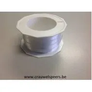 RUBAN RIVIERA SATIN 25m 10mm BLANC