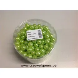 PARELS 14MM APPELGROEN 300GR +/-210ST