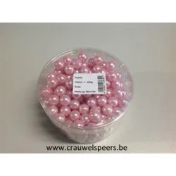 PARELS 14MM ROOS 300GR +/-210ST