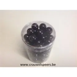 PARELS 20MM ZWART 300GR +/-72ST