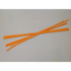 WOOD STRIPS 80/2CM ORANGE (APRICOT) +/-500GR