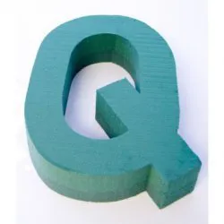 FOAM FRAMES LETTER Q 31CM