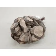 HOUTSCHIJFJES OVAAL KLEIN WHITE WASH +/-1KG