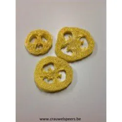 LUFFA SLICES YELLOW 20PCS