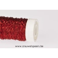 BOUILLON EFFECT DRAAD ROOD 0.30MM 70M 50GR