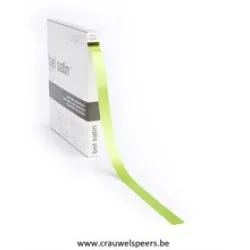 LINT BEL SATIN 100MX15MM LENTEGROEN