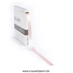LINT BEL SATIN 100MX15MM ROOS