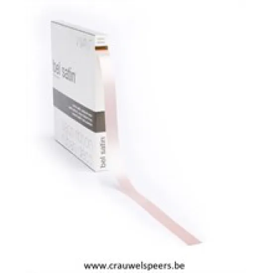 RUBAN BEL SATIN 100MX15MM ROSE