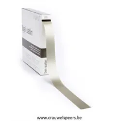 LINT BEL SATIN 100MX25MM TAUPE