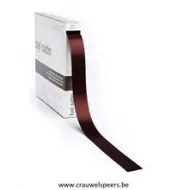RUBAN BEL SATIN 100MX25MM WINE RED