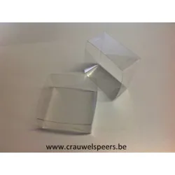 PLASTIC DOOSJE (BODEM + DEKSEL) 80x80x40x40MM