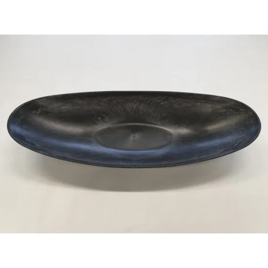 BOWL PLASTIC BOAT 40X17X6CM GREY